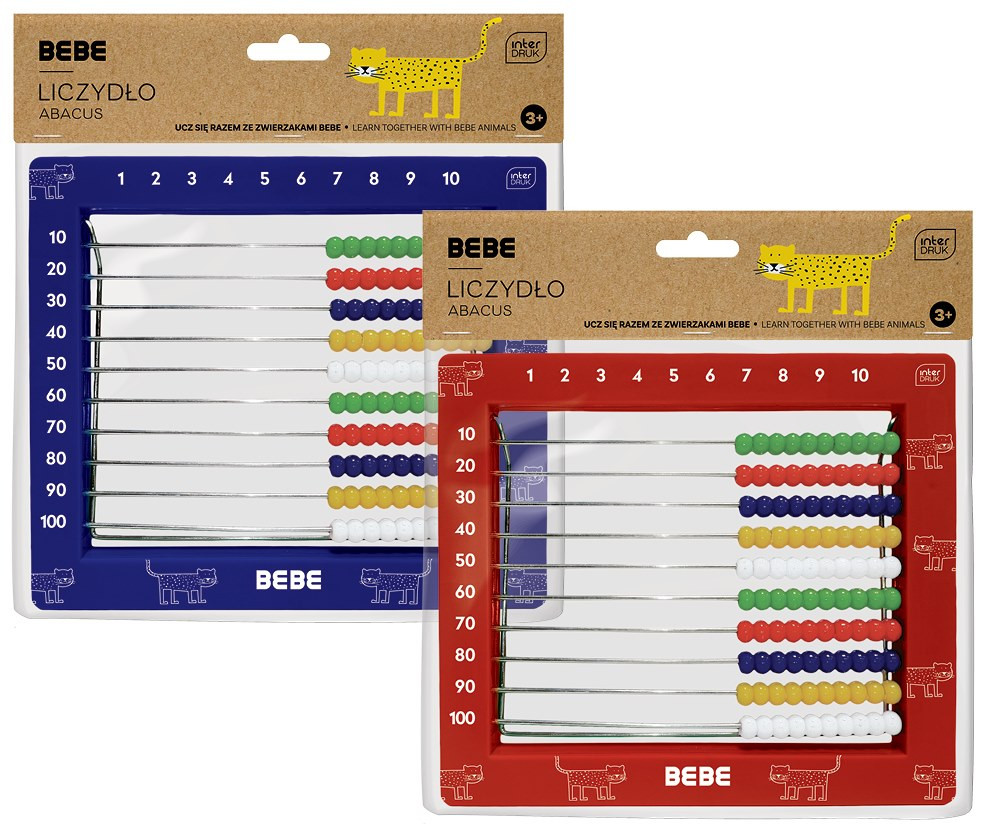 Liczydło plastikowe z podstawką BB Interdruk